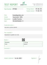 Tesamorelin — 5 mg & 10 mg