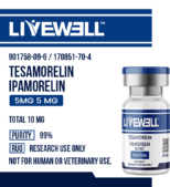 Tesamorelin / Ipamorelin Blend — GHRH (1-44) + GHSR Stack | Research Grade