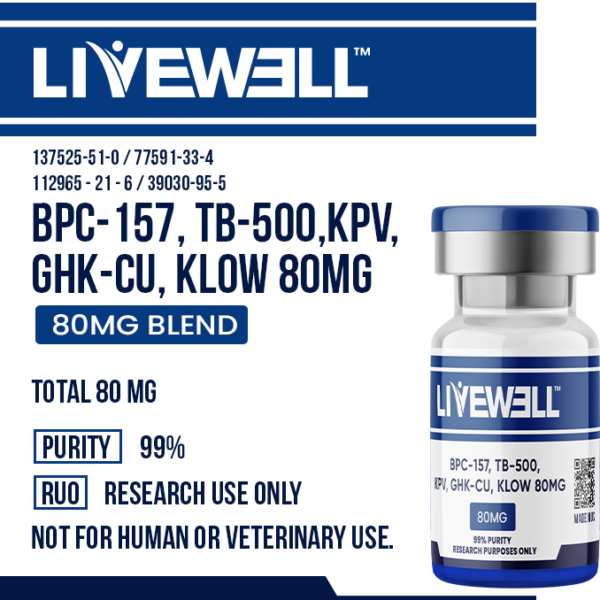 Klow: BPC 157 + GHK-CU + TB 500 + KPV