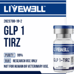 GLP1-Tirz Dual GIP GLP-1 Receptor Agonist Research Peptide Vial — LiveWell Peptides