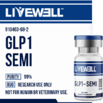 GLP1-Semi GLP-1 Receptor Agonist Research Peptide Vial — LiveWell Peptides