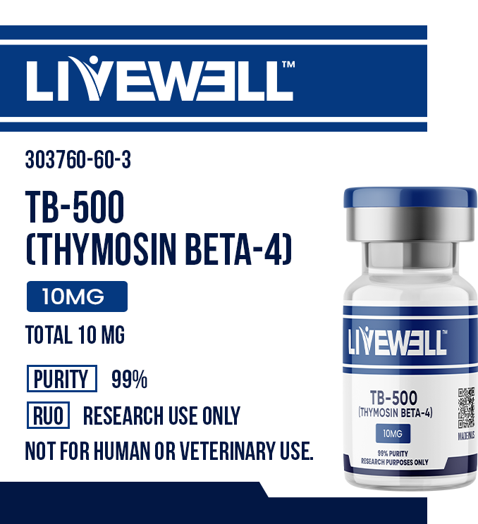 TB-500 Peptide — Thymosin Beta-4 Fragment | Research Grade