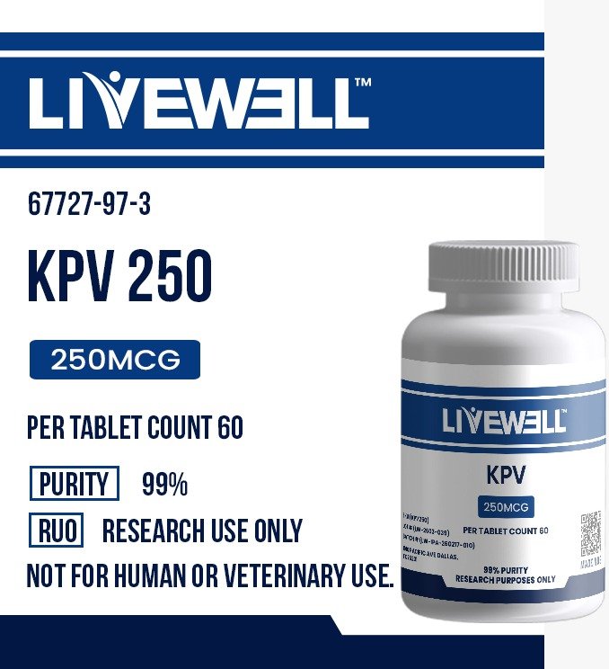 WhatsApp Image 2026-07-22 at 8.43.40 PM (1) KPV — 250mcg Tablets (60ct) - Image 1