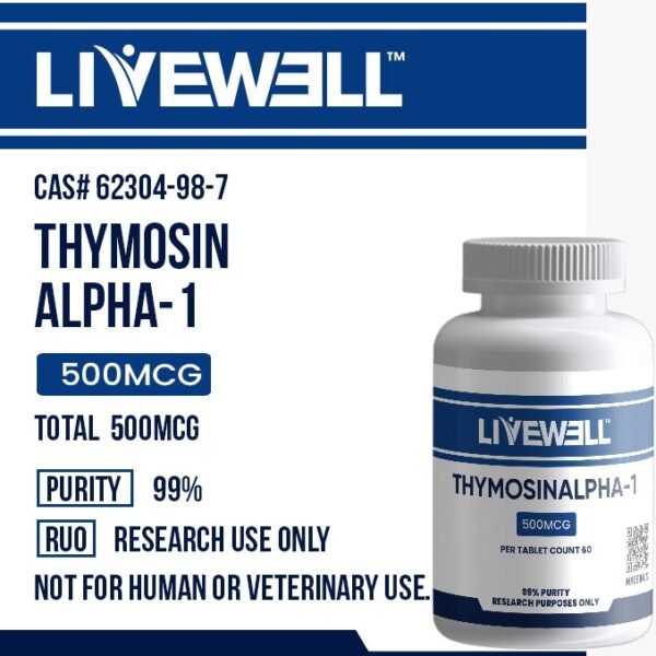 Thymosin Alpha-1 — 500mcg Tablets (60ct)